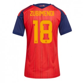 Spanien Martin Zubimendi #18 Hemmakläder Dam VM 2026 Kortärmad